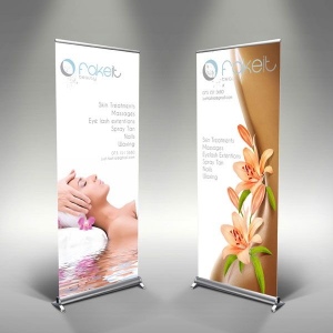 Pop-up displays, pull up banners and pop-up banners
